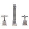 Novatto MULD Widespread 2-Handle Lavatory Faucet in Brushed Nickel NBF-836BN